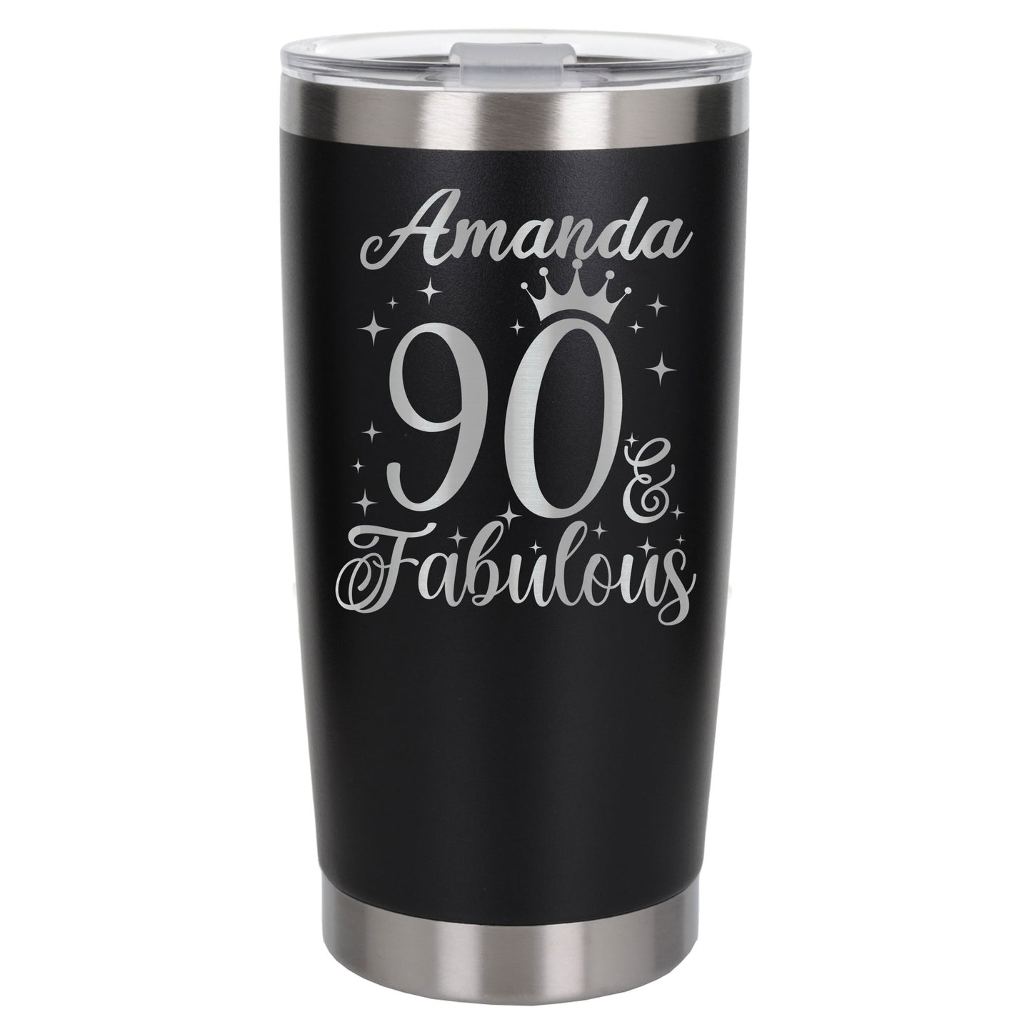 Black Thermal Metal Coffee Cup