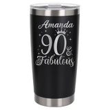 Black Thermal Metal Coffee Cup