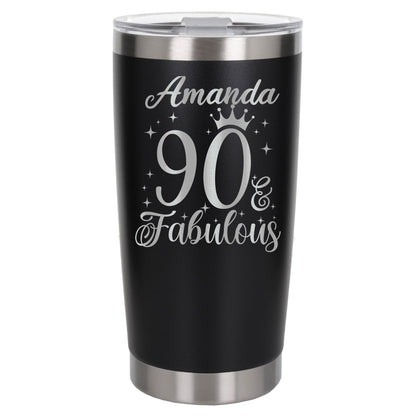 Black Thermal Metal Coffee Cup