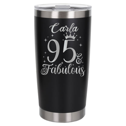 Black Thermal Metal Coffee Cup