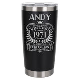 Black Thermal Metal Coffee Cup