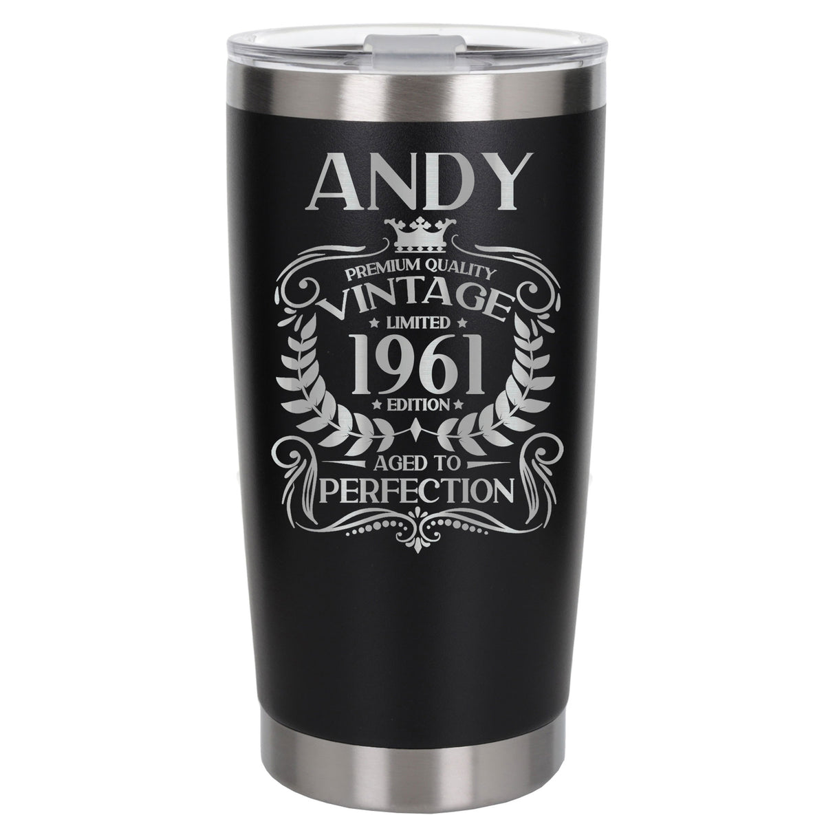 Black Thermal Metal Coffee Cup