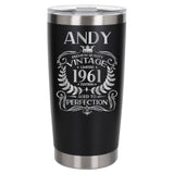 Black Thermal Metal Coffee Cup