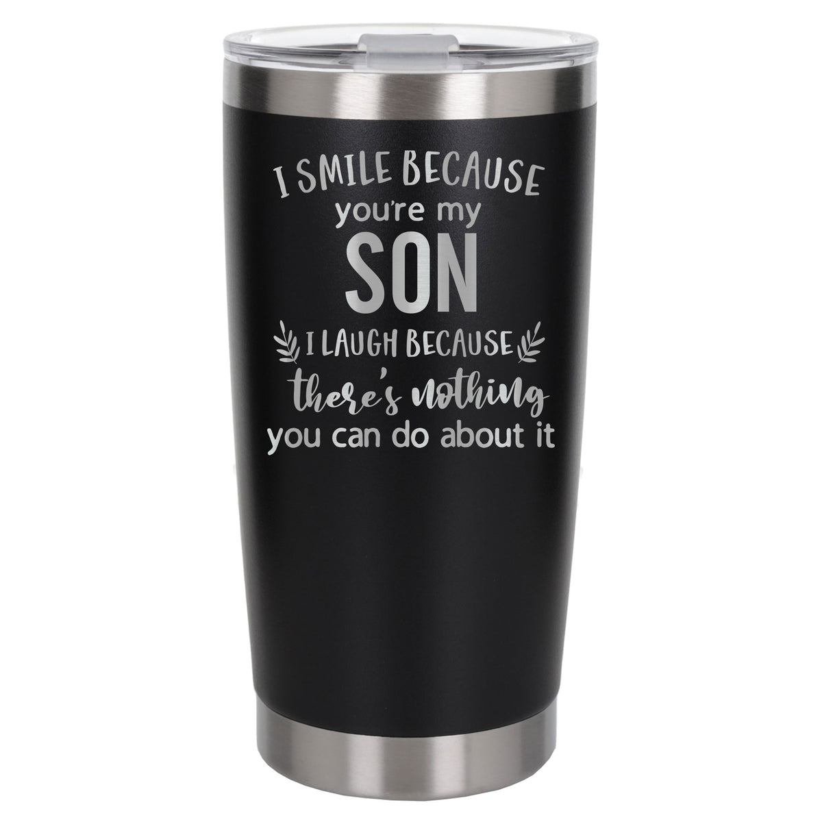 Black Thermal Metal Coffee Cup
