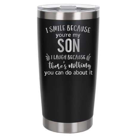 Black Thermal Metal Coffee Cup