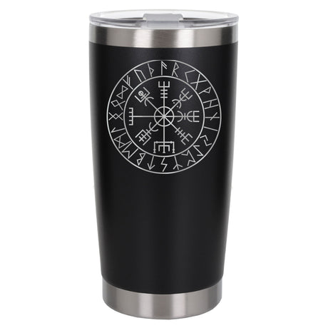Black Thermal Metal Coffee Cup
