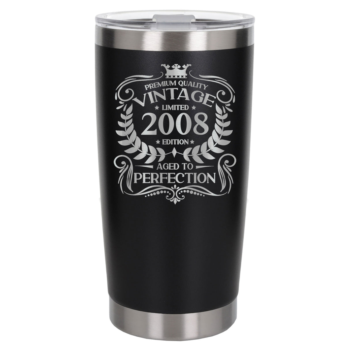 Black Thermal Metal Coffee Cup