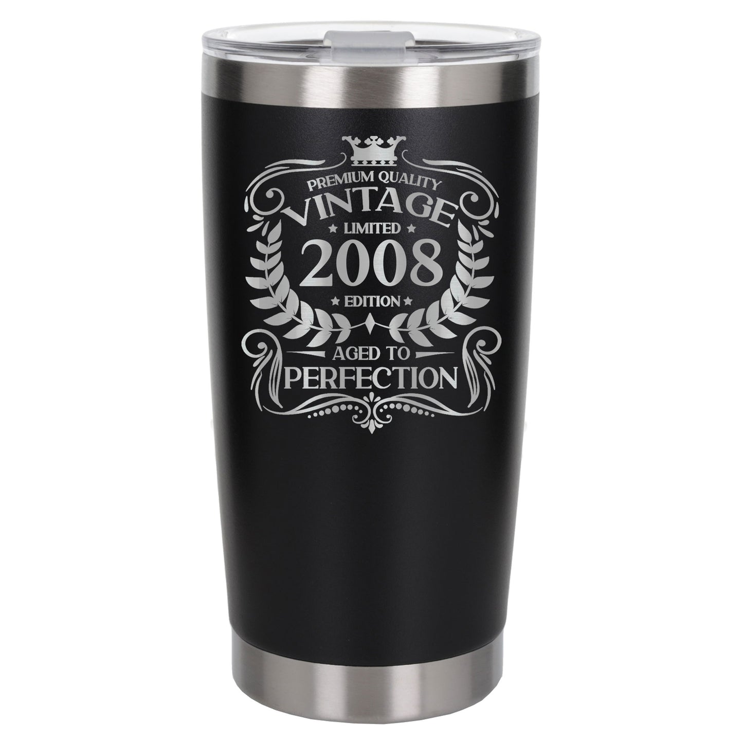 Black Thermal Metal Coffee Cup