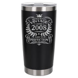 Black Thermal Metal Coffee Cup
