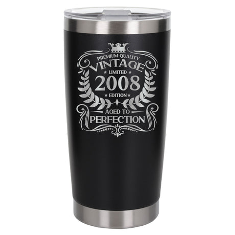 Black Thermal Metal Coffee Cup