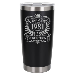 Black Thermal Metal Coffee Cup