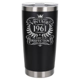 Black Thermal Metal Coffee Cup