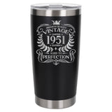 Black Thermal Metal Coffee Cup