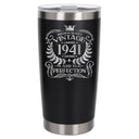 Black Thermal Metal Coffee Cup