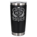 Black Thermal Metal Coffee Cup