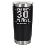 Black Thermal Metal Coffee Cup