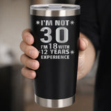Black Thermal Metal Coffee Cup