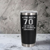 Black Thermal Metal Coffee Cup