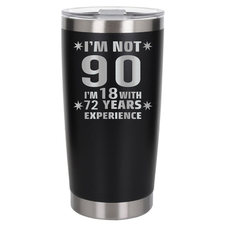 Black Thermal Metal Coffee Cup