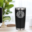 Black Thermal Metal Coffee Cup