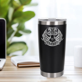 Black Thermal Metal Coffee Cup