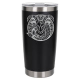 Black Thermal Metal Coffee Cup