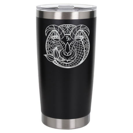 Black Thermal Metal Coffee Cup