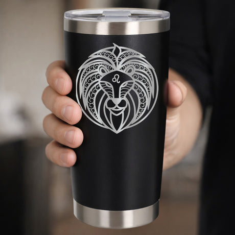 Black Thermal Metal Coffee Cup