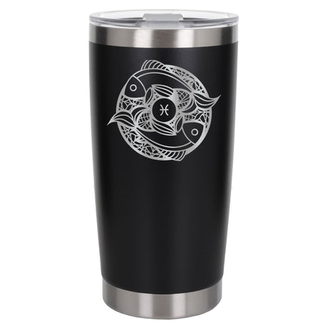 Black Thermal Metal Coffee Cup