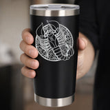 Black Thermal Metal Coffee Cup