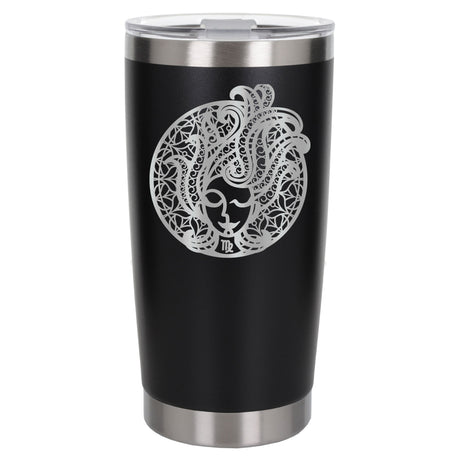 Black Thermal Metal Coffee Cup