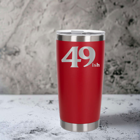 Red Thermal Metal Coffee Cup