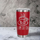 Red Thermal Metal Coffee Cup