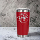 Red Thermal Metal Coffee Cup