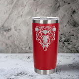 Red Thermal Metal Coffee Cup