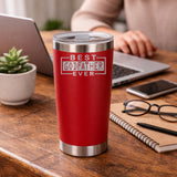 Red Thermal Metal Coffee Cup