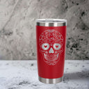 Red Thermal Metal Coffee Cup