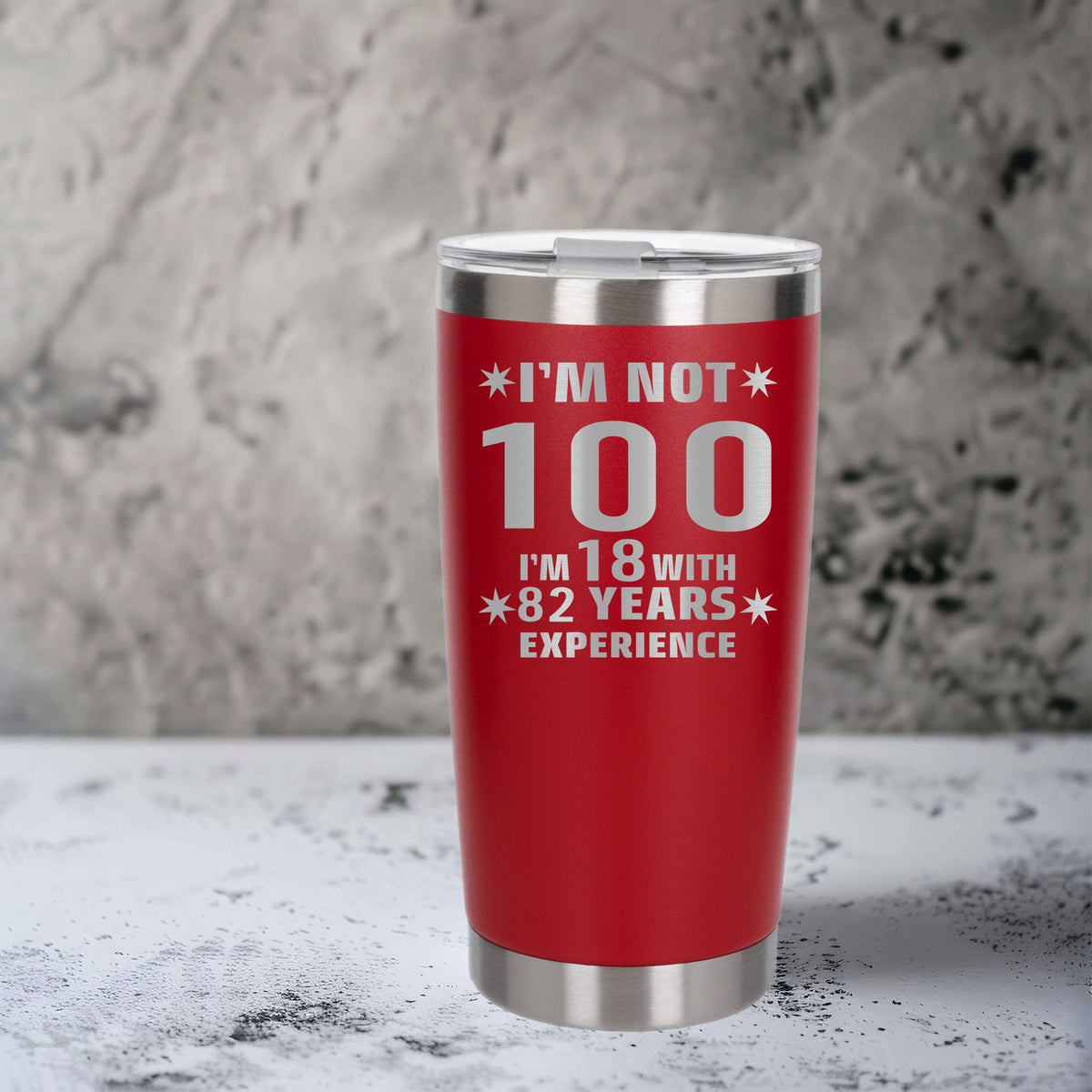 Red Thermal Metal Coffee Cup