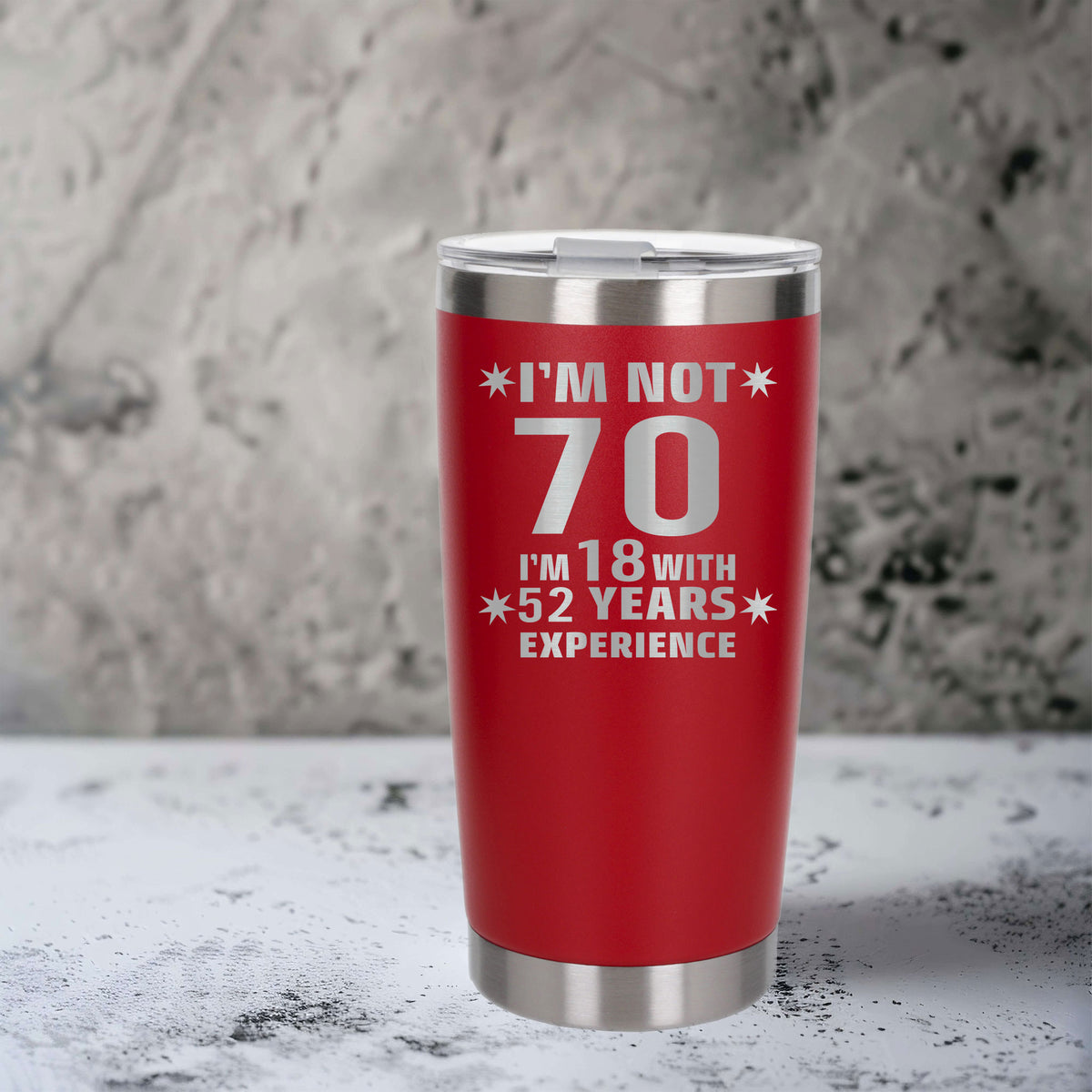 Red Thermal Metal Coffee Cup