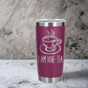 Dark Pink Thermal Metal Coffee Cup