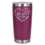 Dark Pink Thermal Metal Coffee Cup
