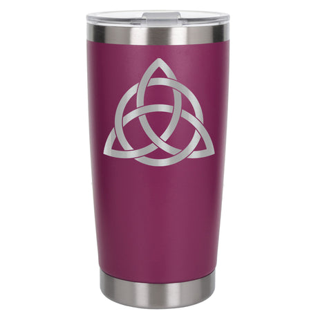 Dark Pink Thermal Metal Coffee Cup