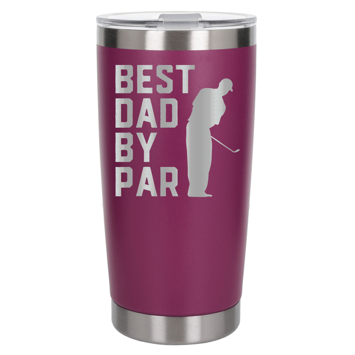 Dark Pink Thermal Metal Coffee Cup