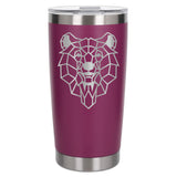 Dark Pink Thermal Metal Coffee Cup