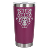 Dark Pink Thermal Metal Coffee Cup