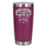 Dark Pink Thermal Metal Coffee Cup