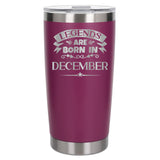 Dark Pink Thermal Metal Coffee Cup