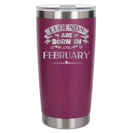Dark Pink Thermal Metal Coffee Cup