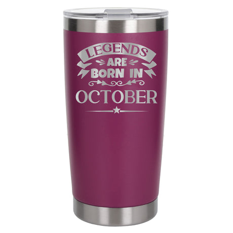Dark Pink Thermal Metal Coffee Cup