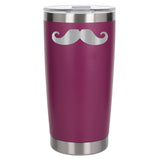 Dark Pink Thermal Metal Coffee Cup